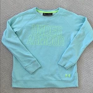 Under Armour teal sweatshirt